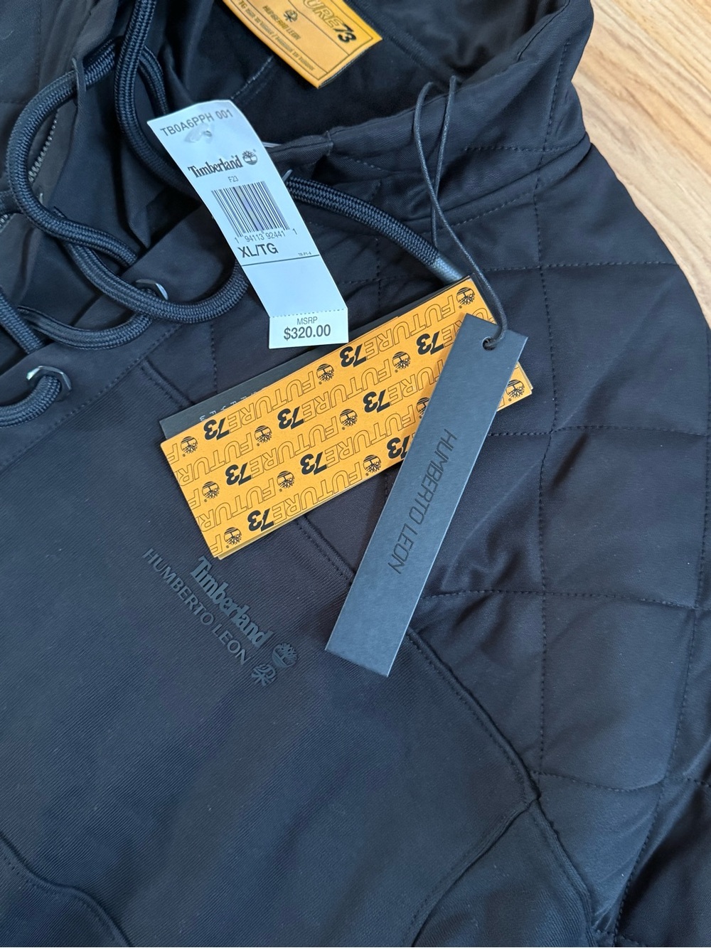 Timberland x Humberto leon quilted funnel neck sweatshirt - Picture 4 of 5
